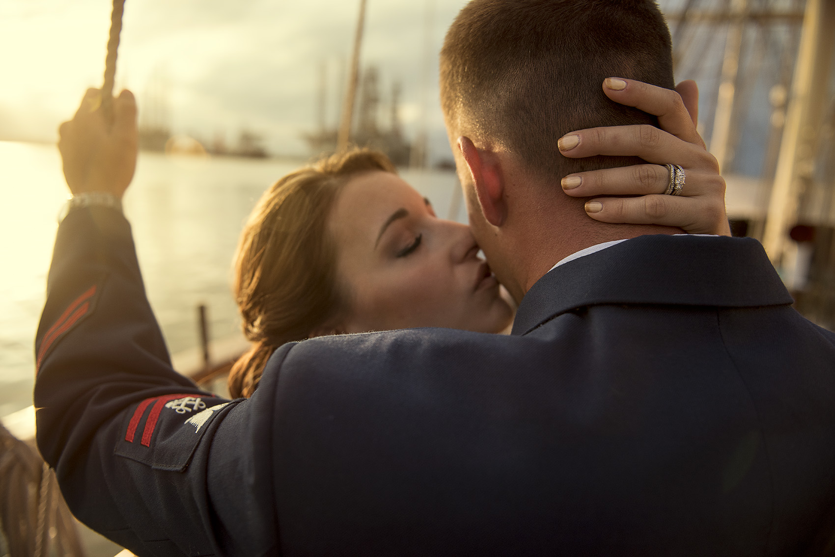 Houston Modern Classy Romantic Military Wedding Photography 