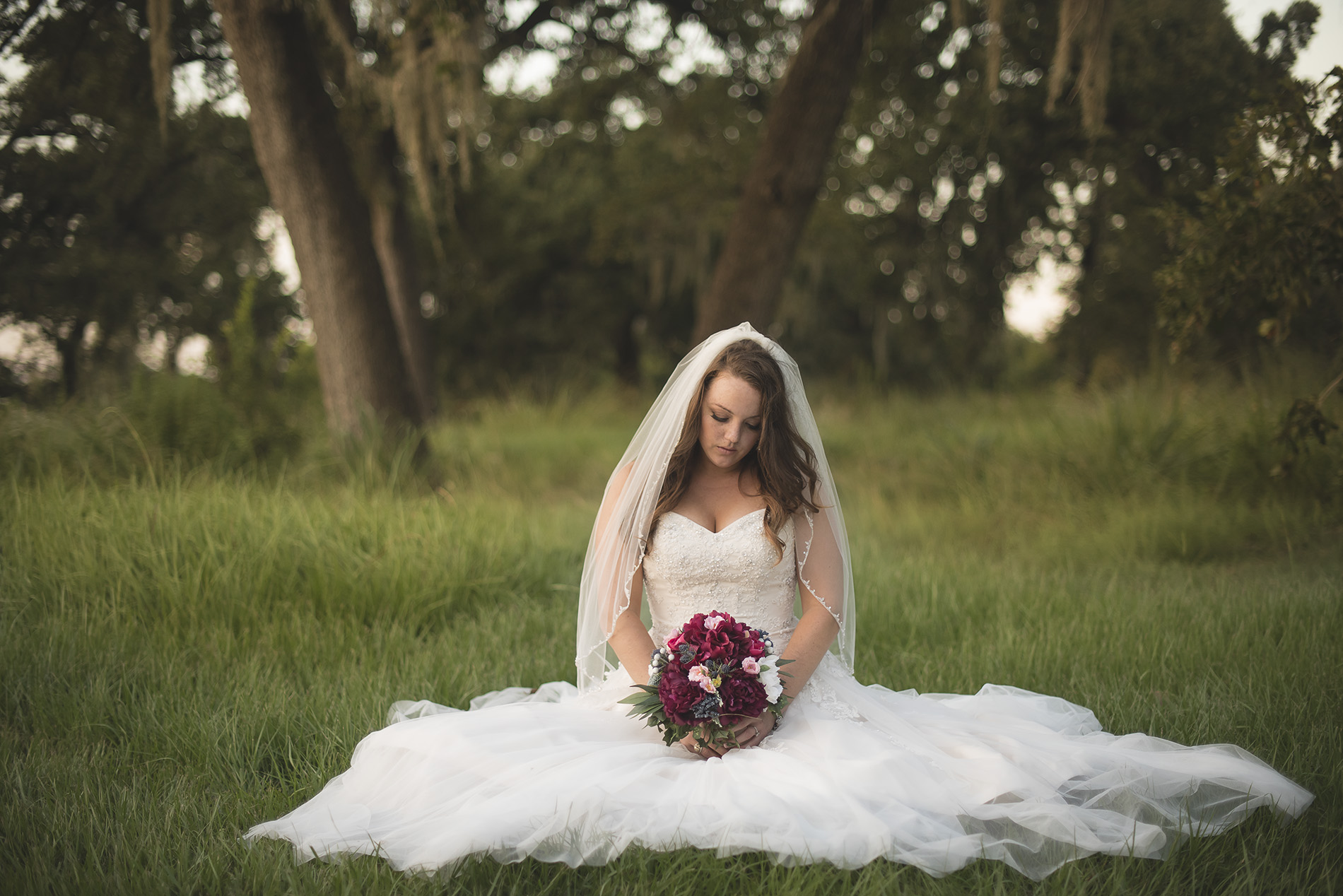 Houston bride Hermann park photo session 
