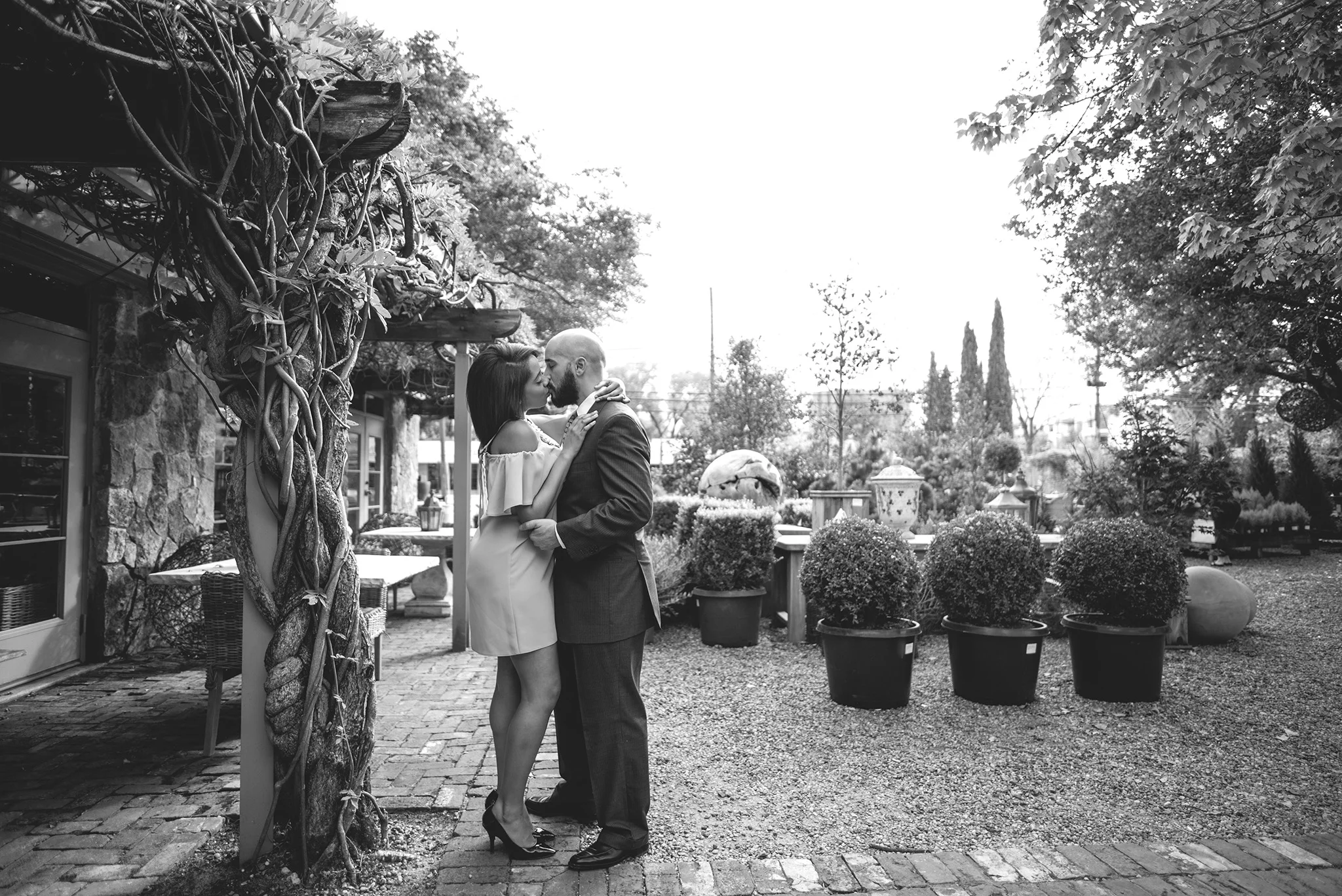 Houston-restaurant-Tiny-Boxwoods-Intimate-cozy-Engagement-photography