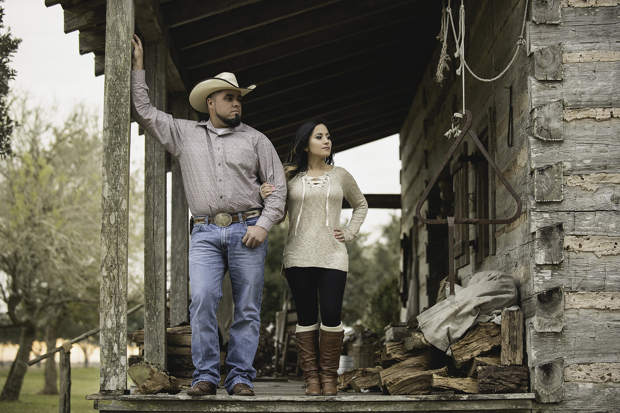 George-Ranch-Historical-Park-Richmond-Rustic-Country-Engagement-Photography