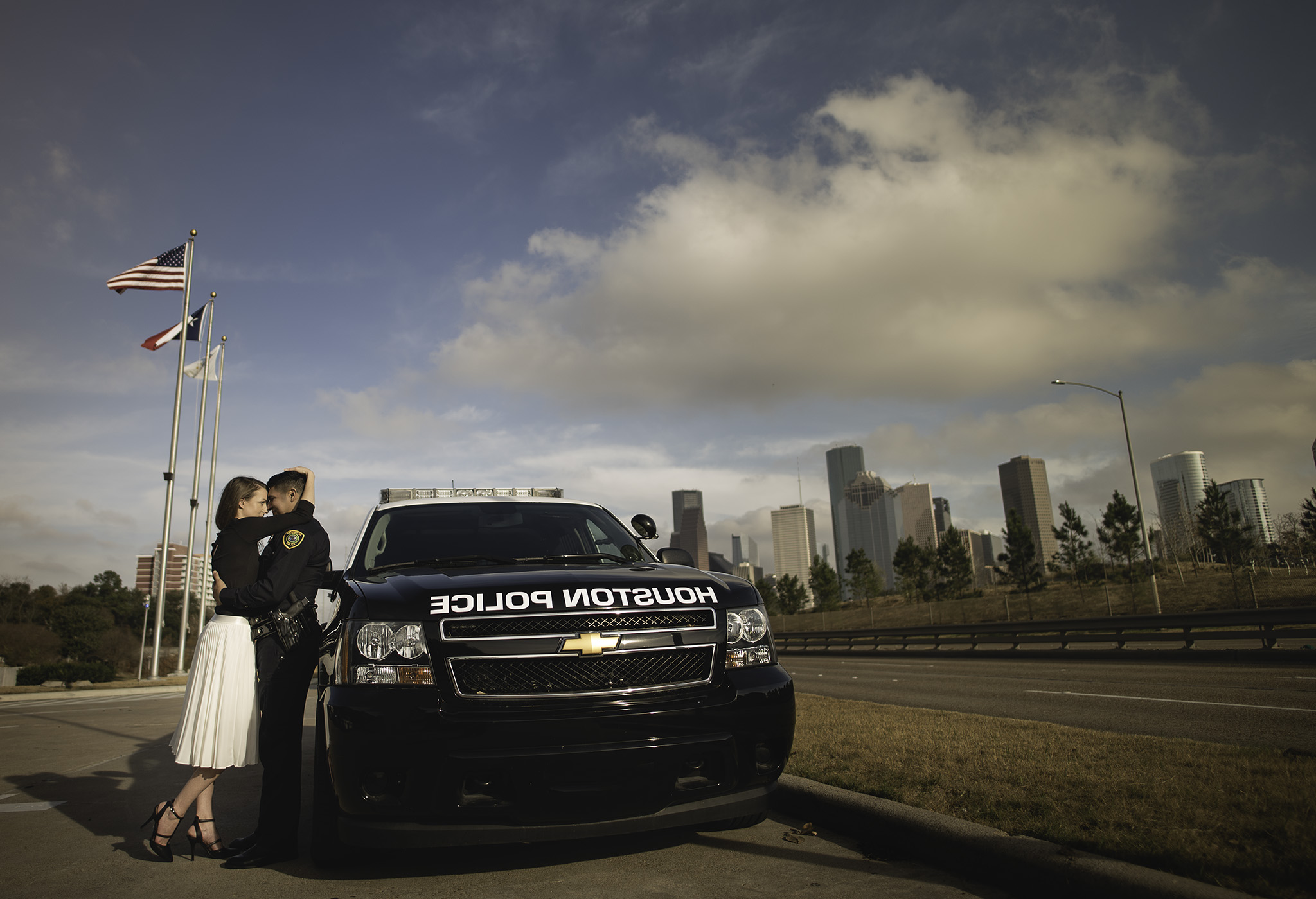 Houston-police-officer-memorial-lifestyle-engagement-photography