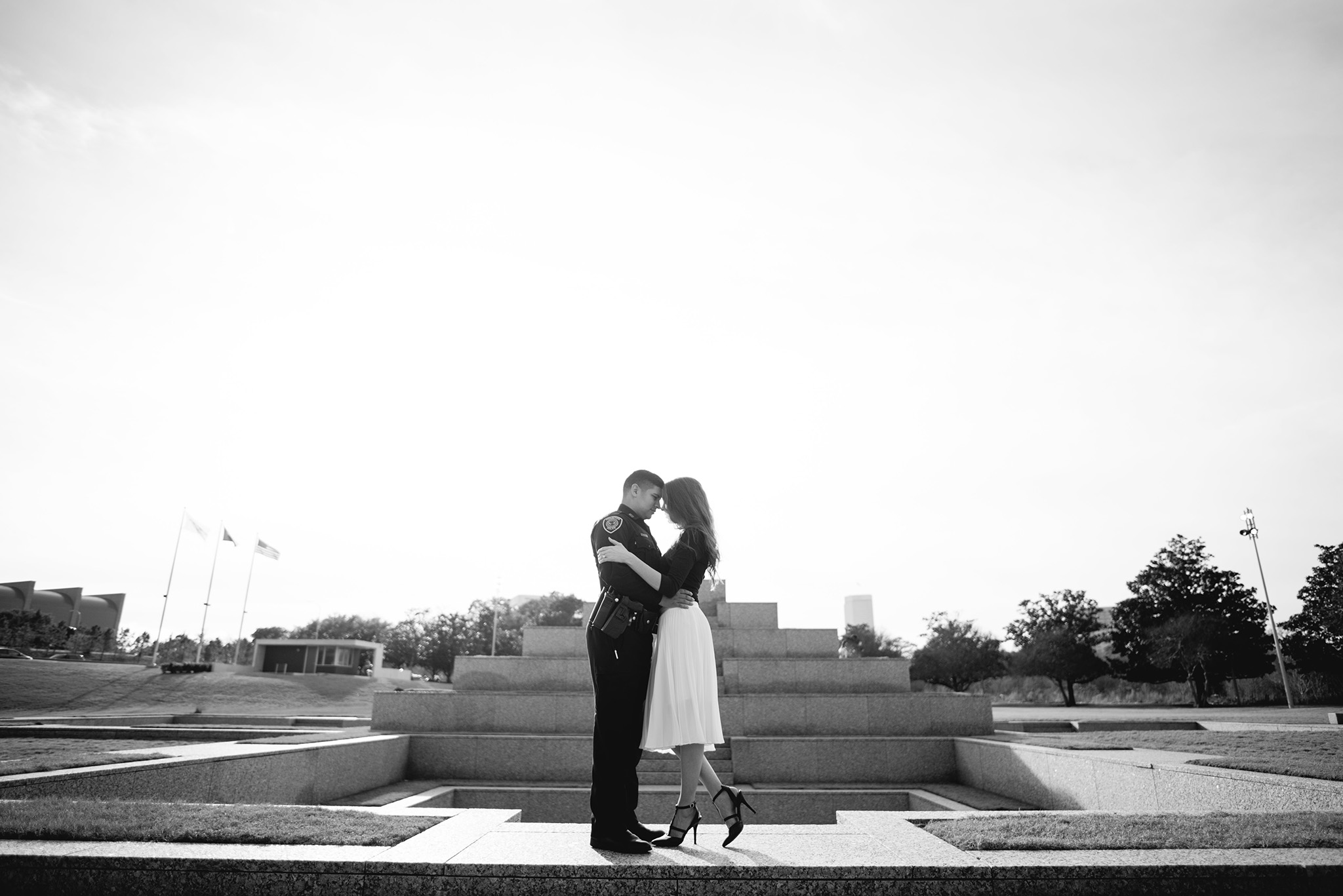 Houston-police-officer-memorial-lifestyle-engagement-photography