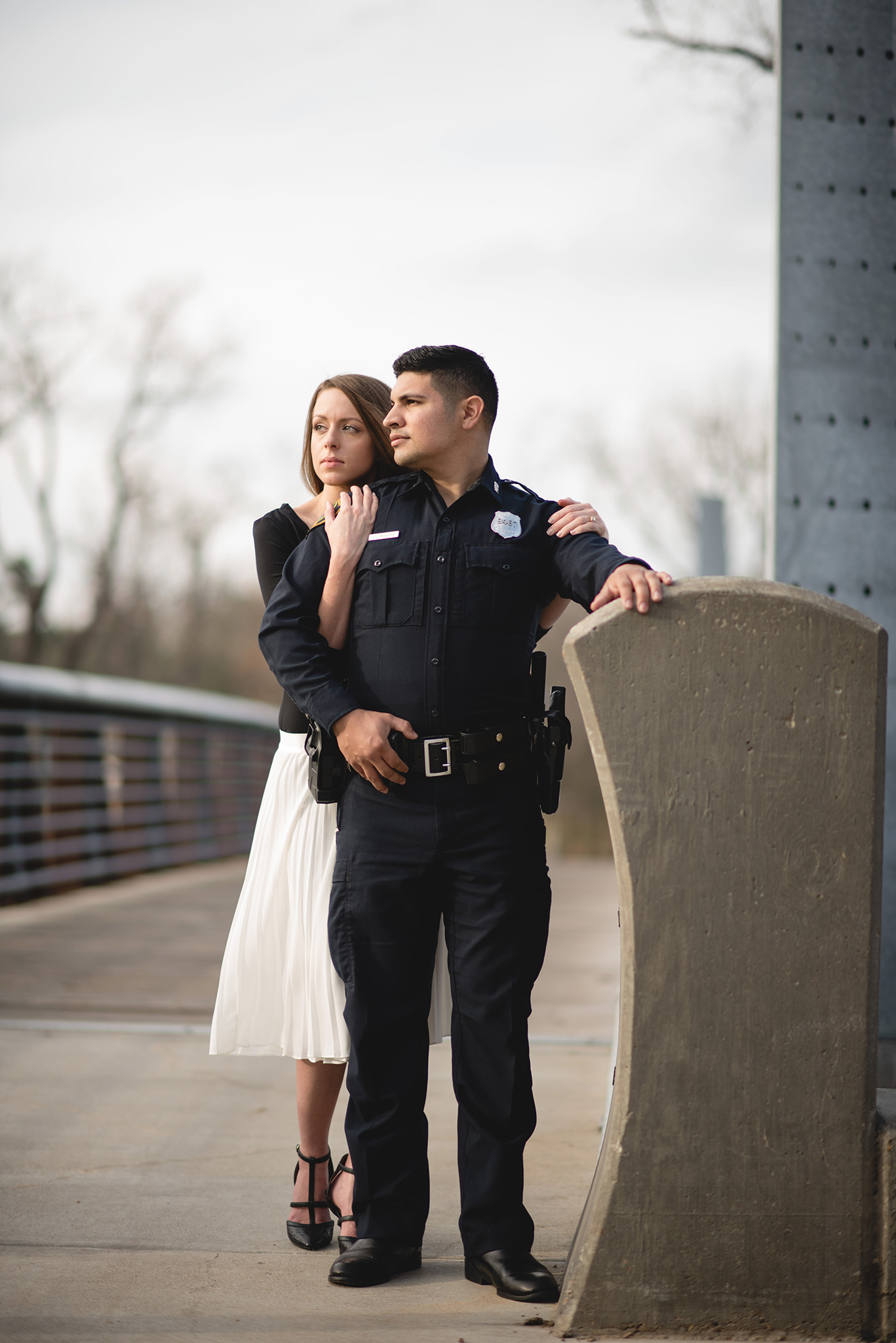 Houston-police-officer-memorial-lifestyle-engagement-photography