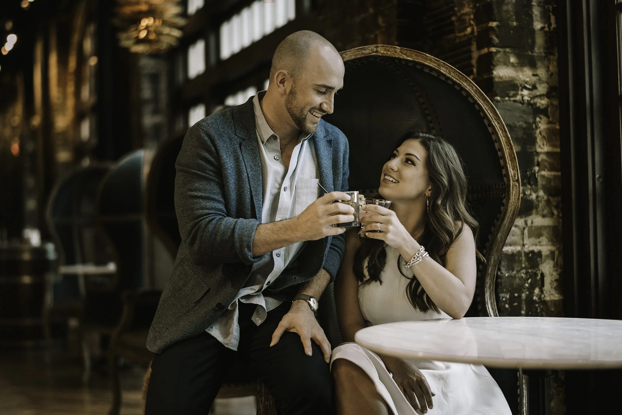 Lawless-Spirits-kitchen-crystal-ballroom-rice-initmate-historic-lifestyle-engagement-photography-session-downtown-houston