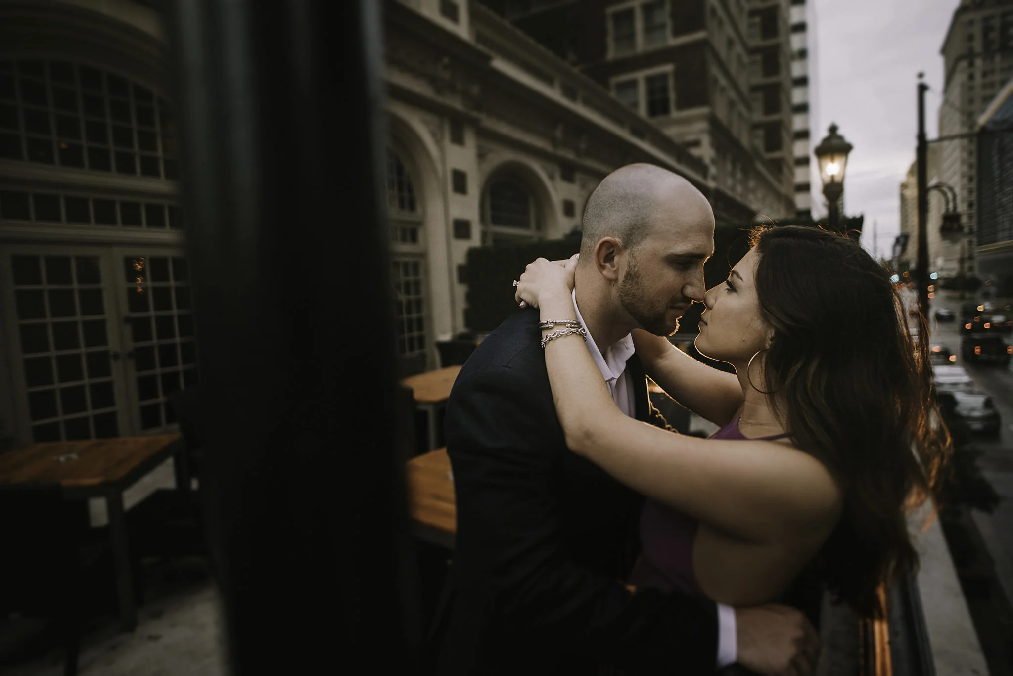 Lawless-Spirits-kitchen-crystal-ballroom-rice-initmate-historic-lifestyle-engagement-photography-session-downtown-houston