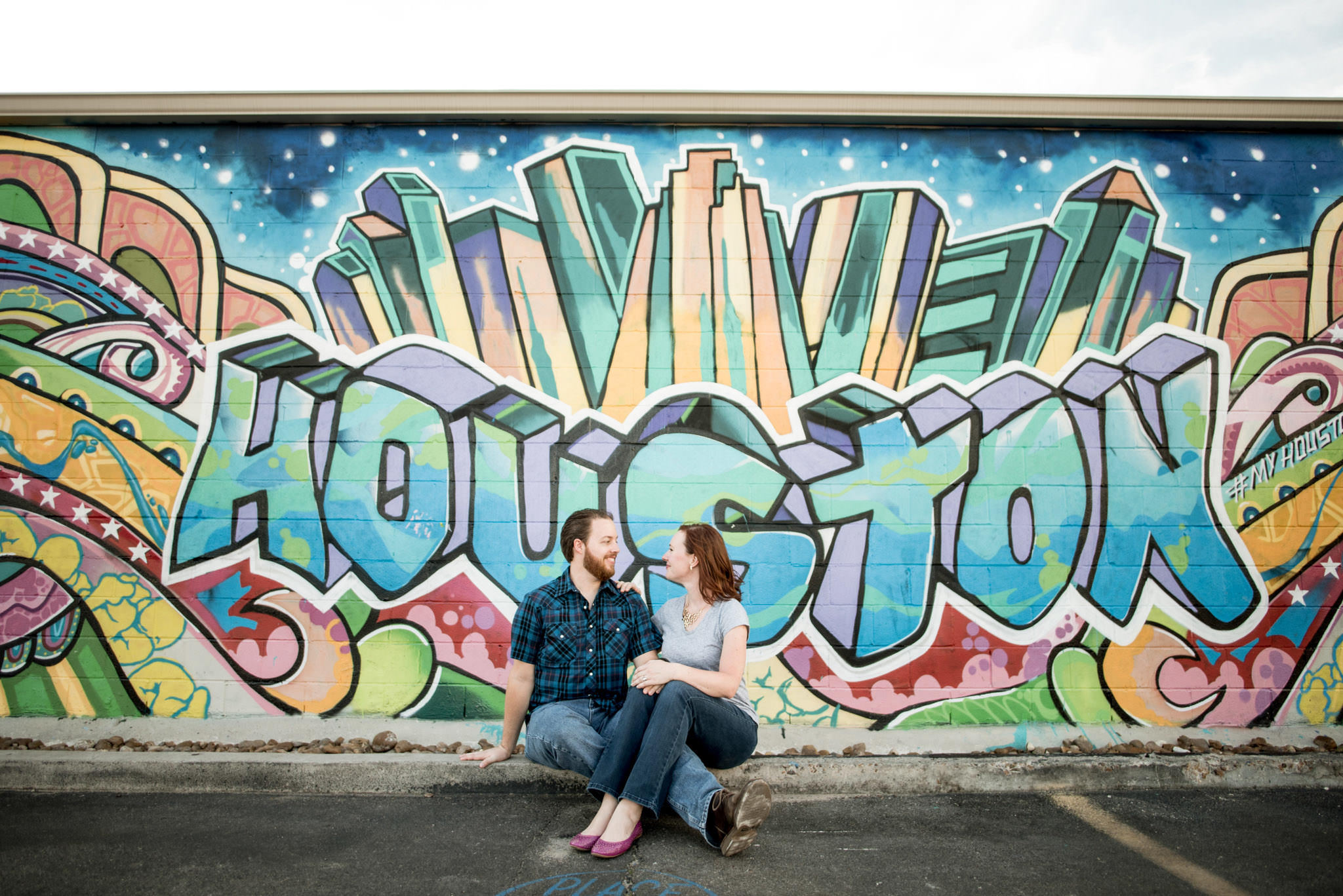 Houston-graffiti-wall-colorful-engagement-session-photography