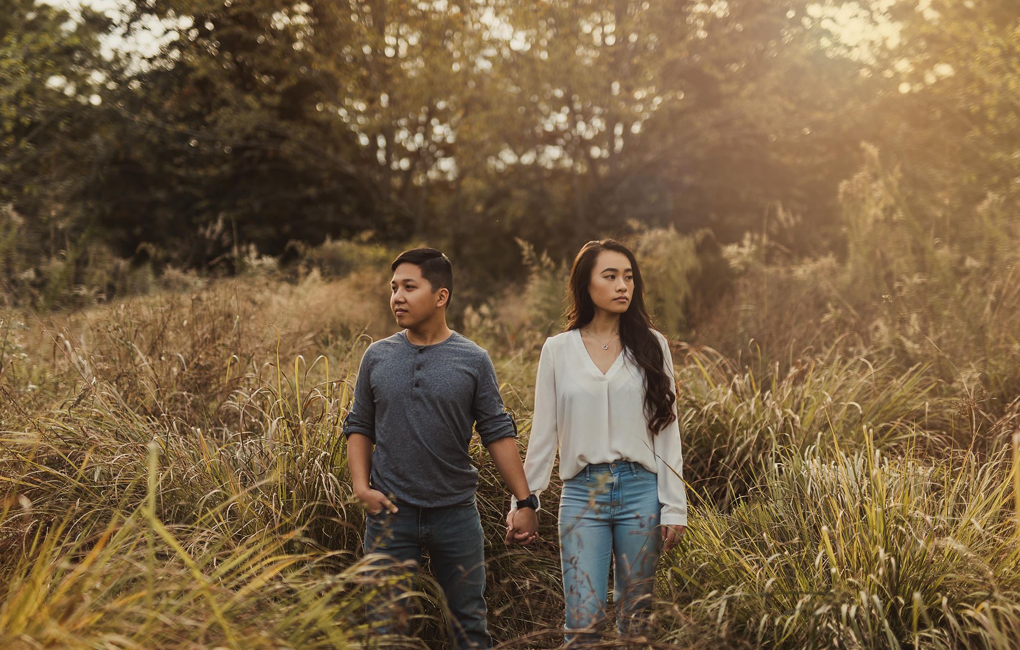 Hermann-park-houston-vietnamese-engagement-golden-hour-photographer-romantic