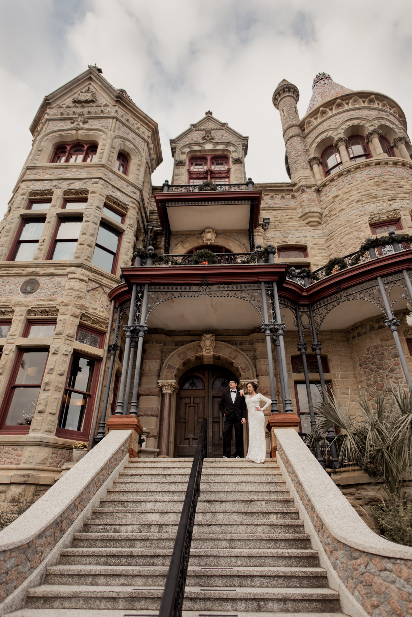 Galveston-bishops-palace-vintage-historical-engagement-photographer