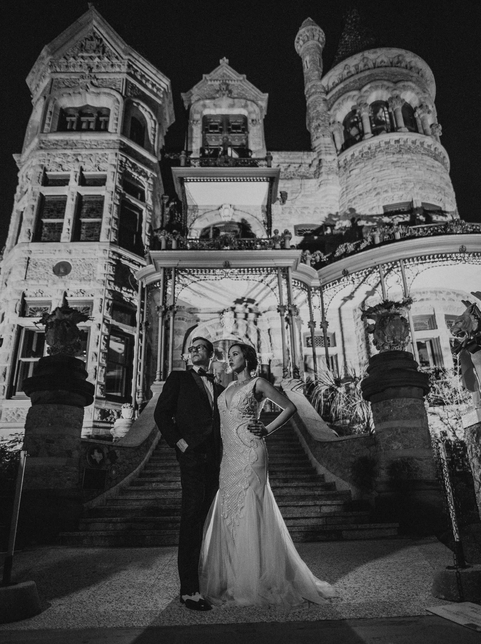 Galveston-bishops-palace-vintage-historical-engagement-photographer