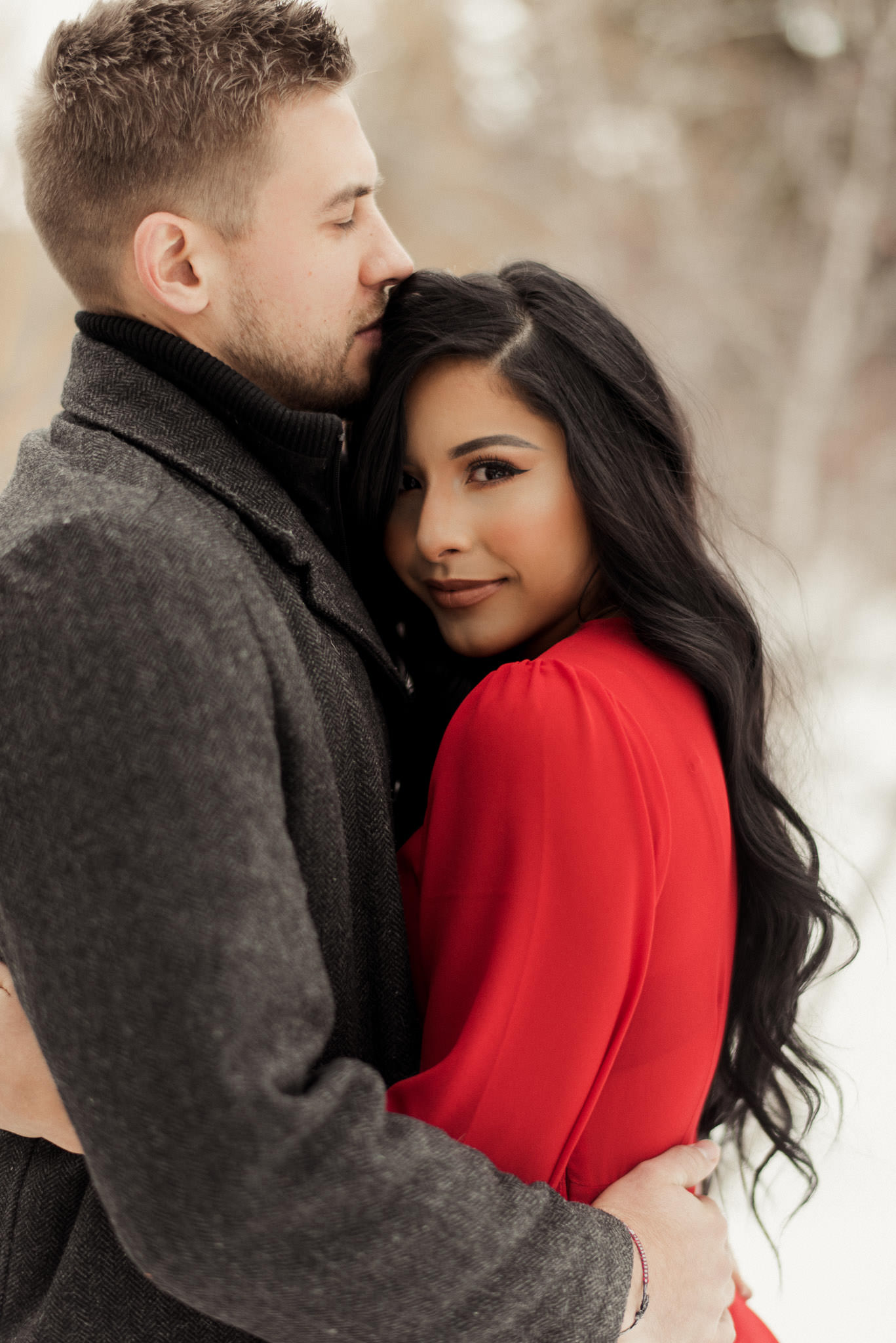 colorado-adventure-winter-snow-couples-engagement-photographer-red-dress