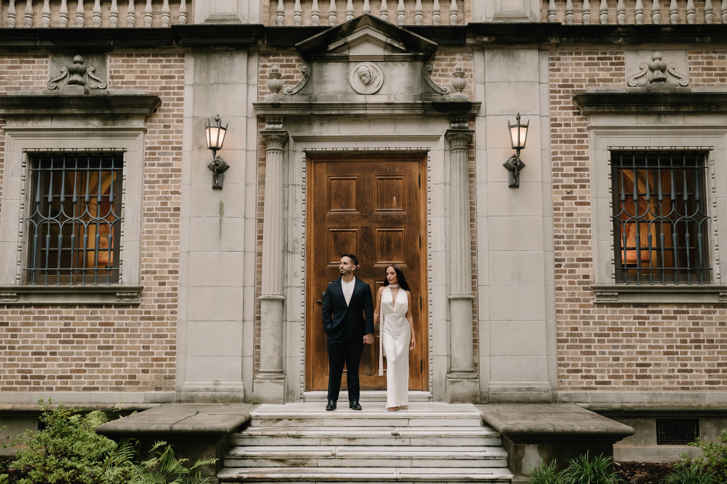 Classy Julia Ideson Library Engagement Session