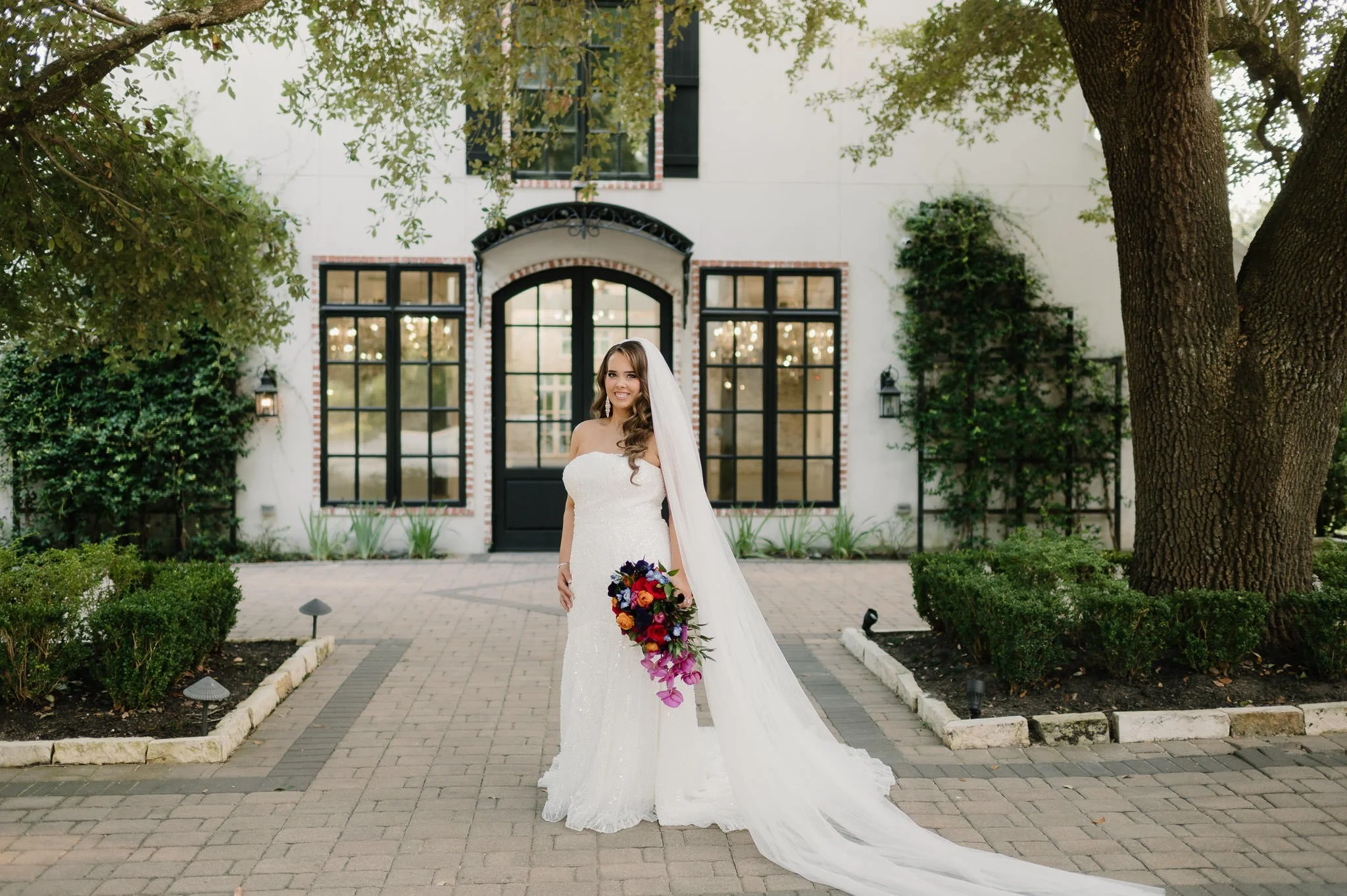 Peach Orchard Bridal Session in The Woodlands