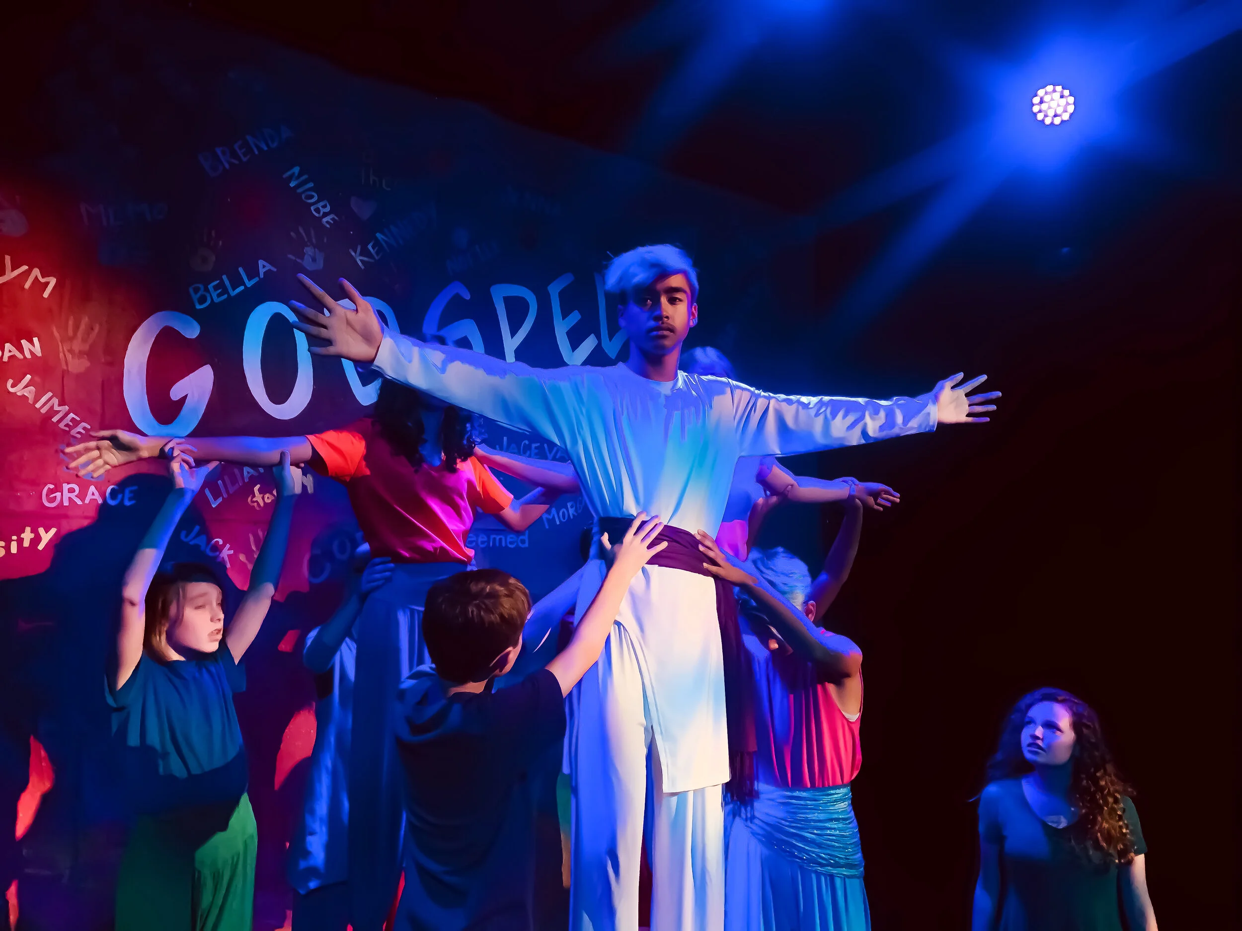 Godspell JR Performed at The Lesher Center for the Arts November 2019