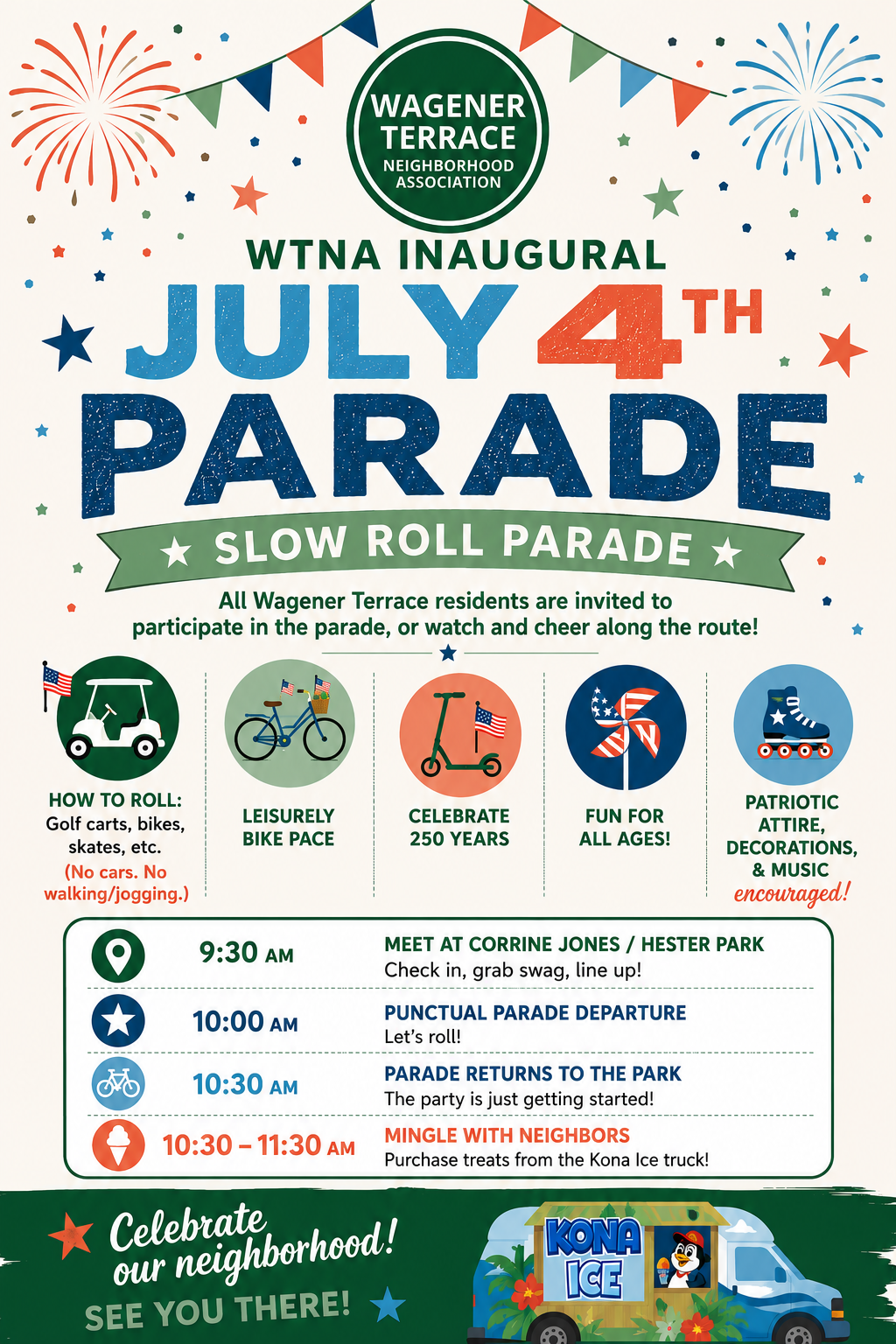 July 4th Slow Roll Parade