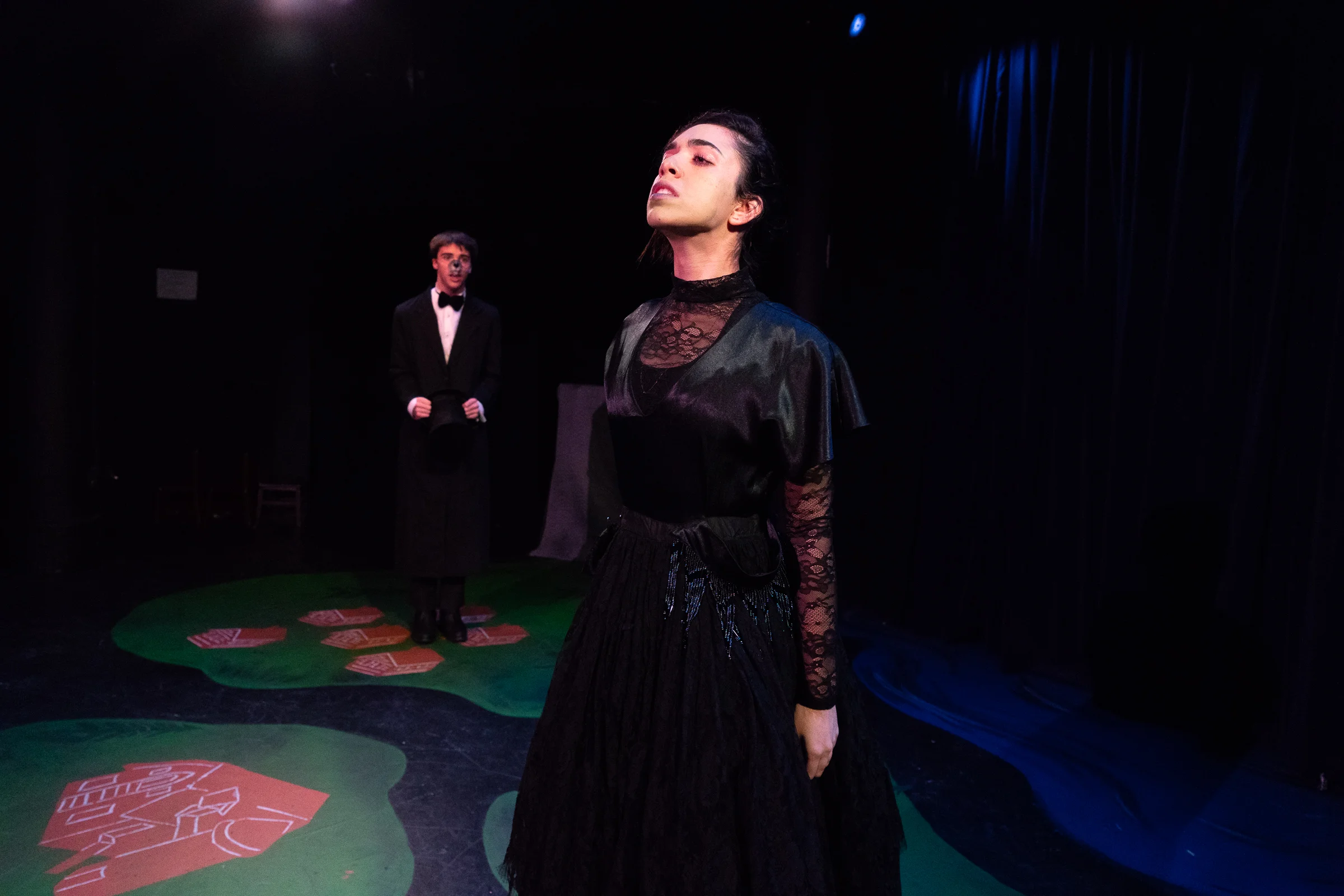 Stagedream Playwrights Horizons Downtown, Fall 2018 Written by Jenny Rachel Weiner and Lee Overtree Music by Helen Park Lyrics by Max Vernon Directed by Lee Overtree Photo: Elke Young