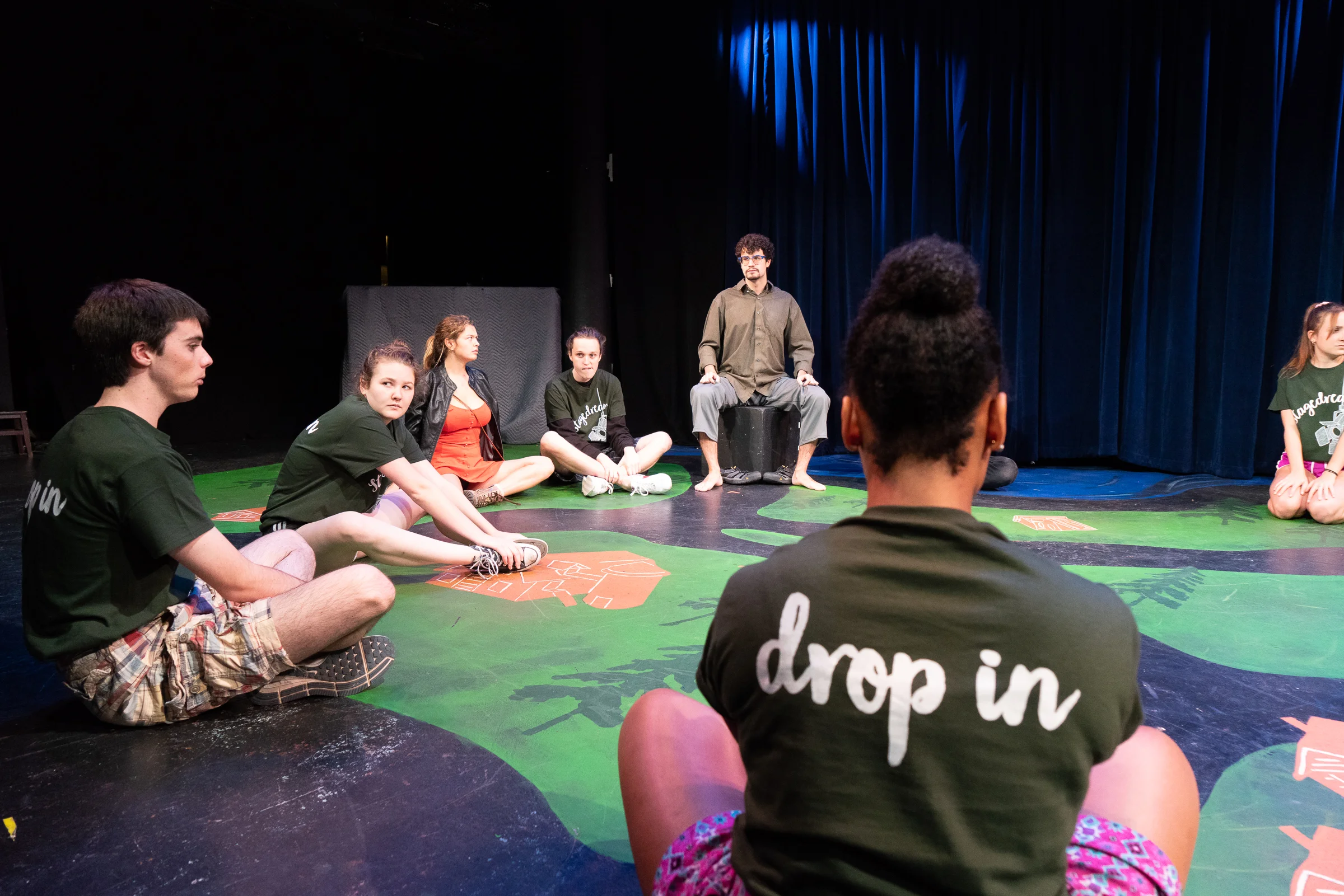 Stagedream Playwrights Horizons Downtown, Fall 2018 Written by Jenny Rachel Weiner and Lee Overtree Music by Helen Park Lyrics by Max Vernon Directed by Lee Overtree Photo: Elke Young
