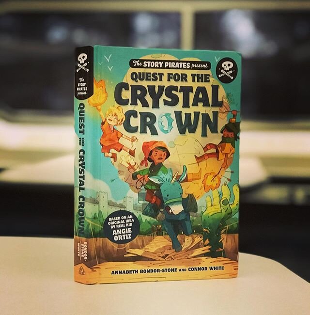 Quest For The Crystal Crown, the third @storypirates book, is out Tuesday 2/11! Based on an original idea by 11yo Angie Ortiz, written by @absdayout and @theconnorwhite, with gorgeous illustrations by @joetoddstanton and the Fantasy Creation Zone cre