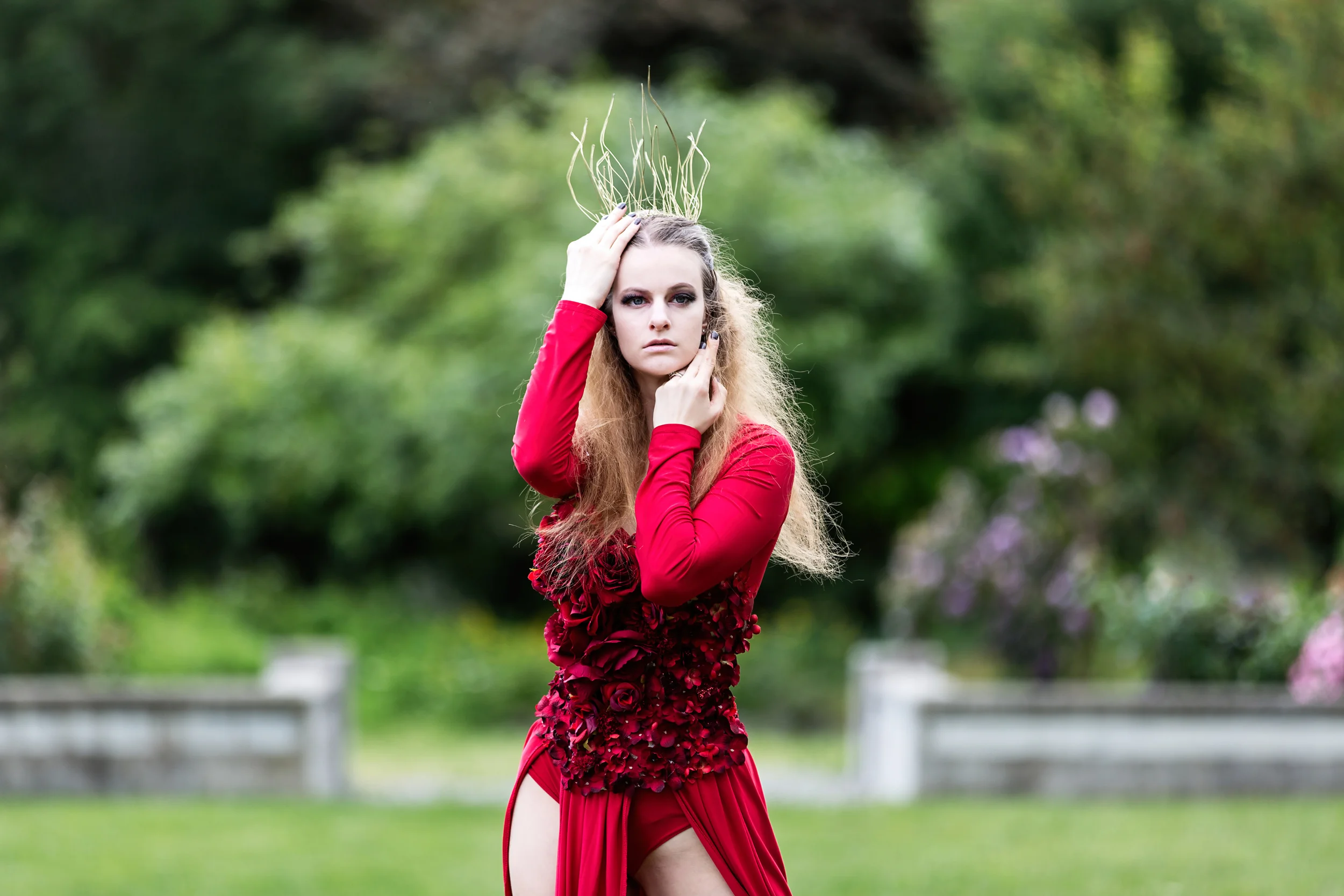 Model: Marcee Mickelle , MUA: Talia Fladland , Hair: Anne Snider , Designer: Lexy Bach