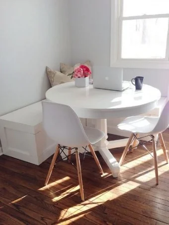kitchen seating in rental property