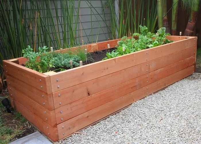 rental property garden planter box
