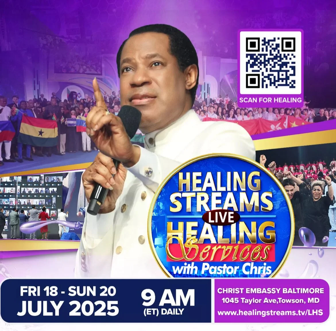 Healing Streams Live Healing Services with Pastor Chris