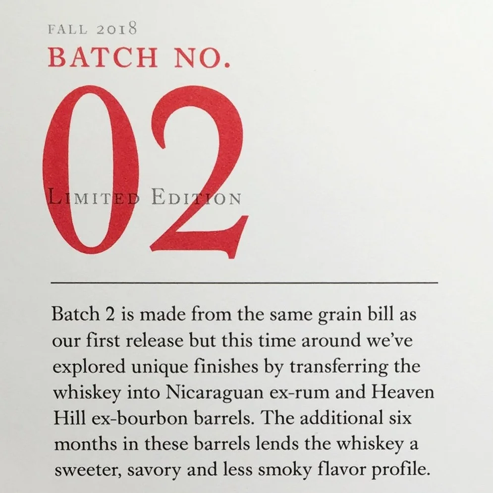 Review - Wanderback Whiskey Batch No. 2