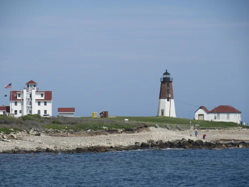 Port Judith Lighthouse (down the road from their house)