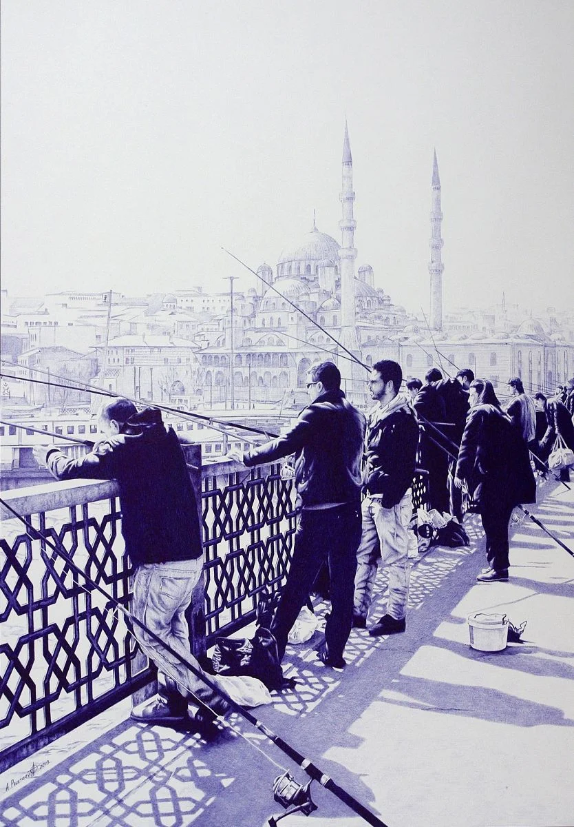 Fishermen in Istanbul