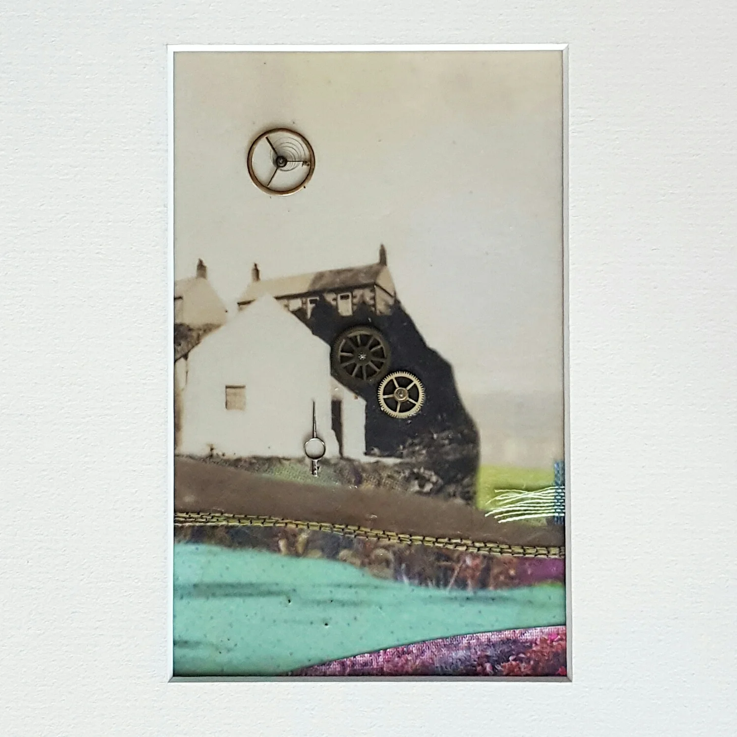 A Stitch in Time ~ Analogue and Digital Collage