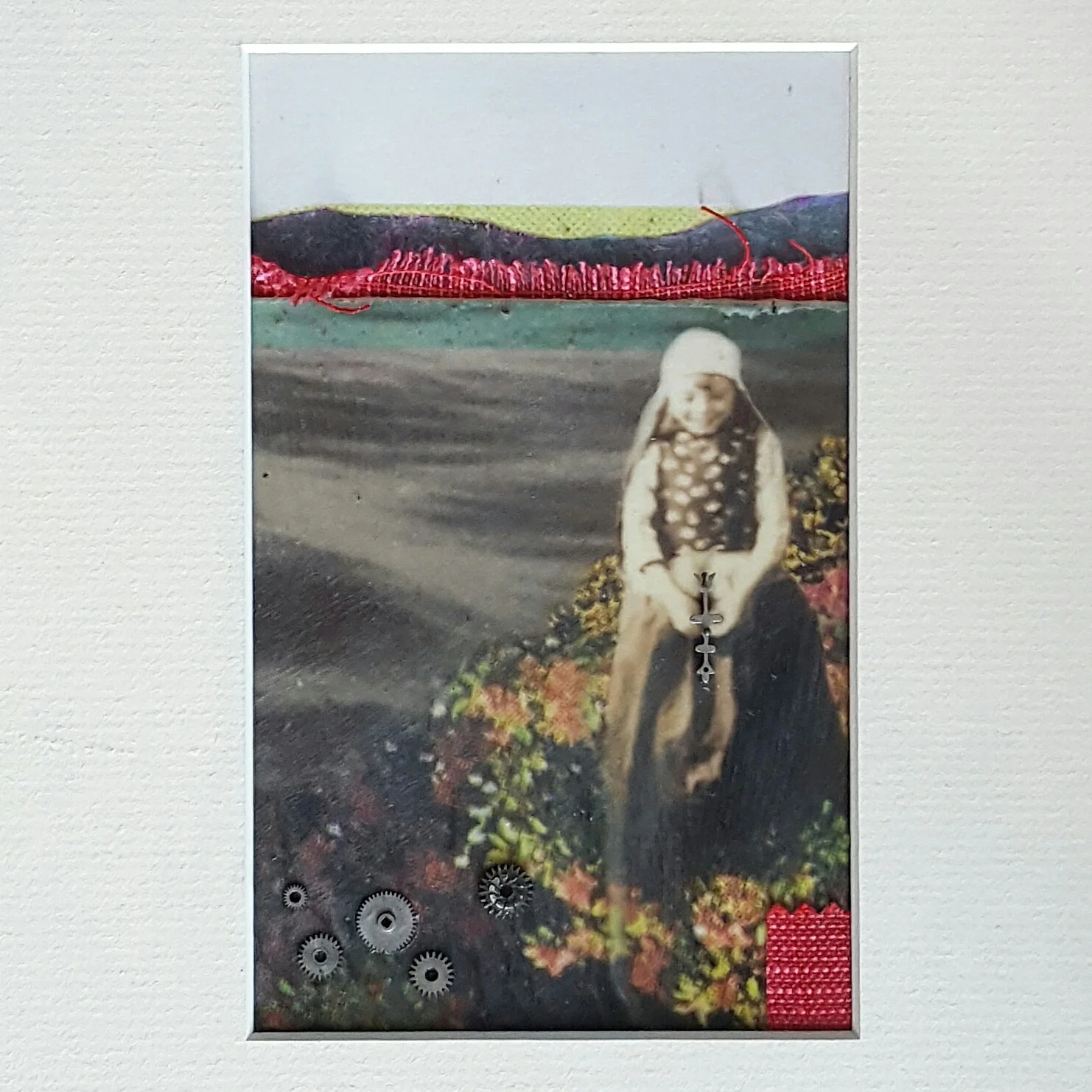 Her Time ~ Analogue and digital collage.