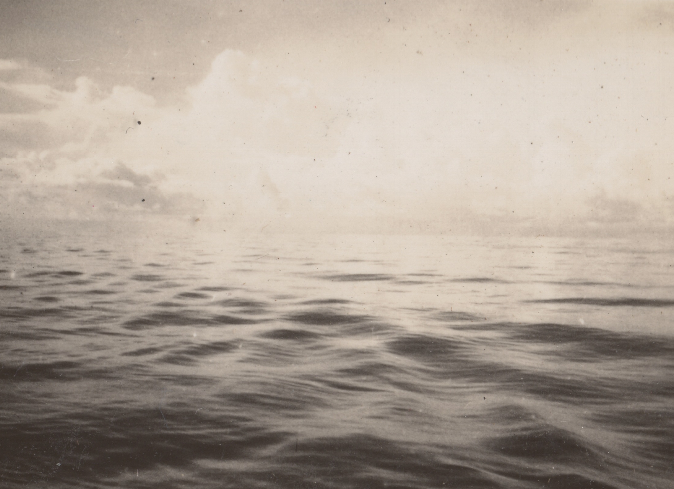 An empty sea... circa 1930