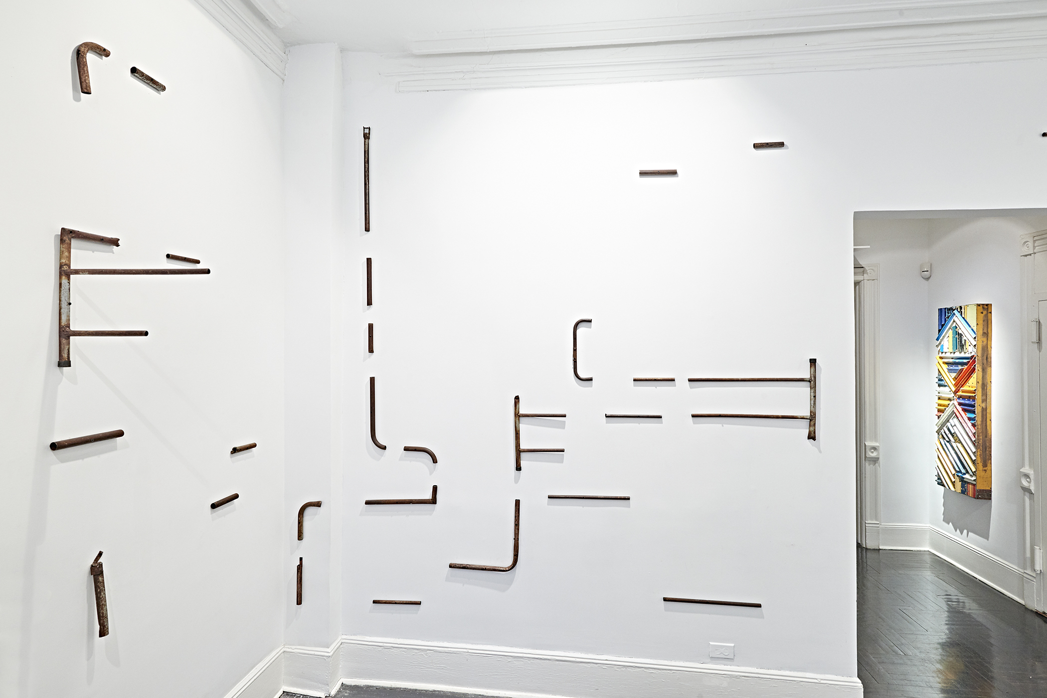  View of "Displacements &amp; Reconstructions" at Henrique Faria Fine Art, New York City.  Photo credit: Arturo Sánchez 
