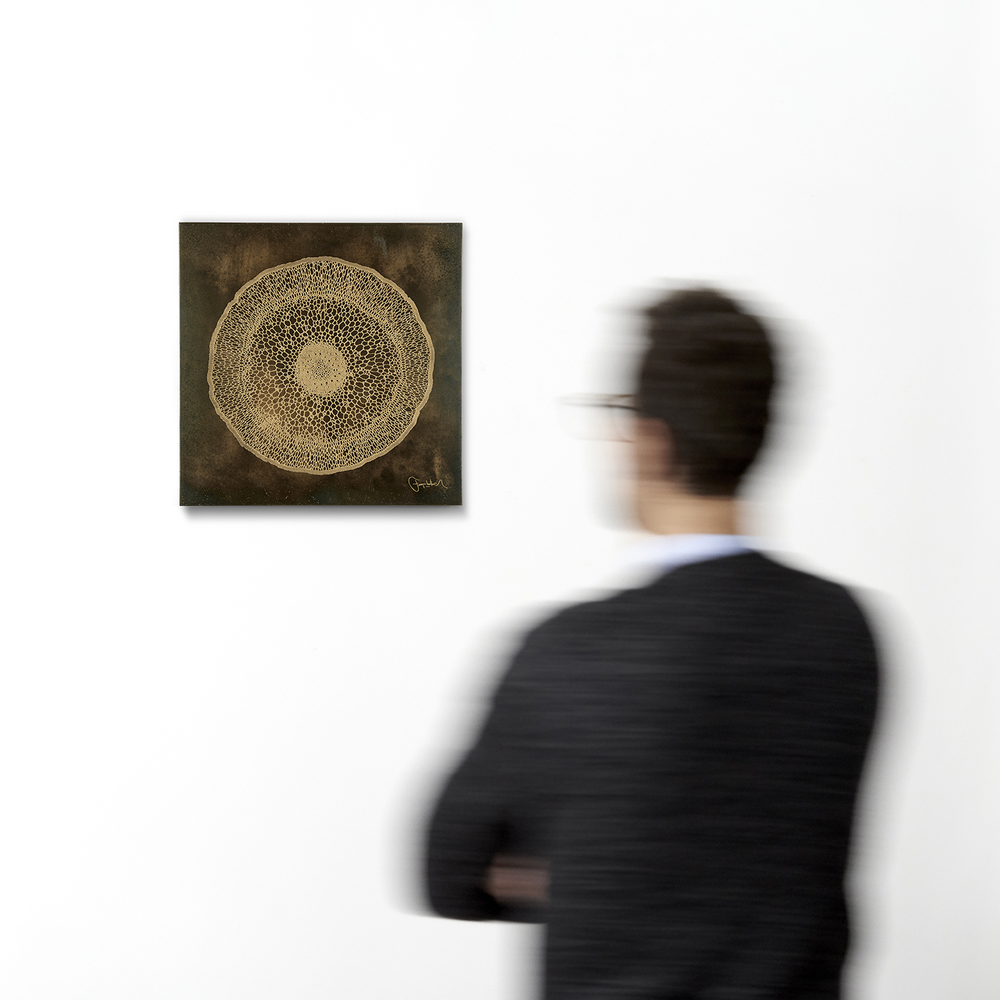 The Mendel Project Francois Hurtaud Design Frame Liquid Metal Bronze Orchid