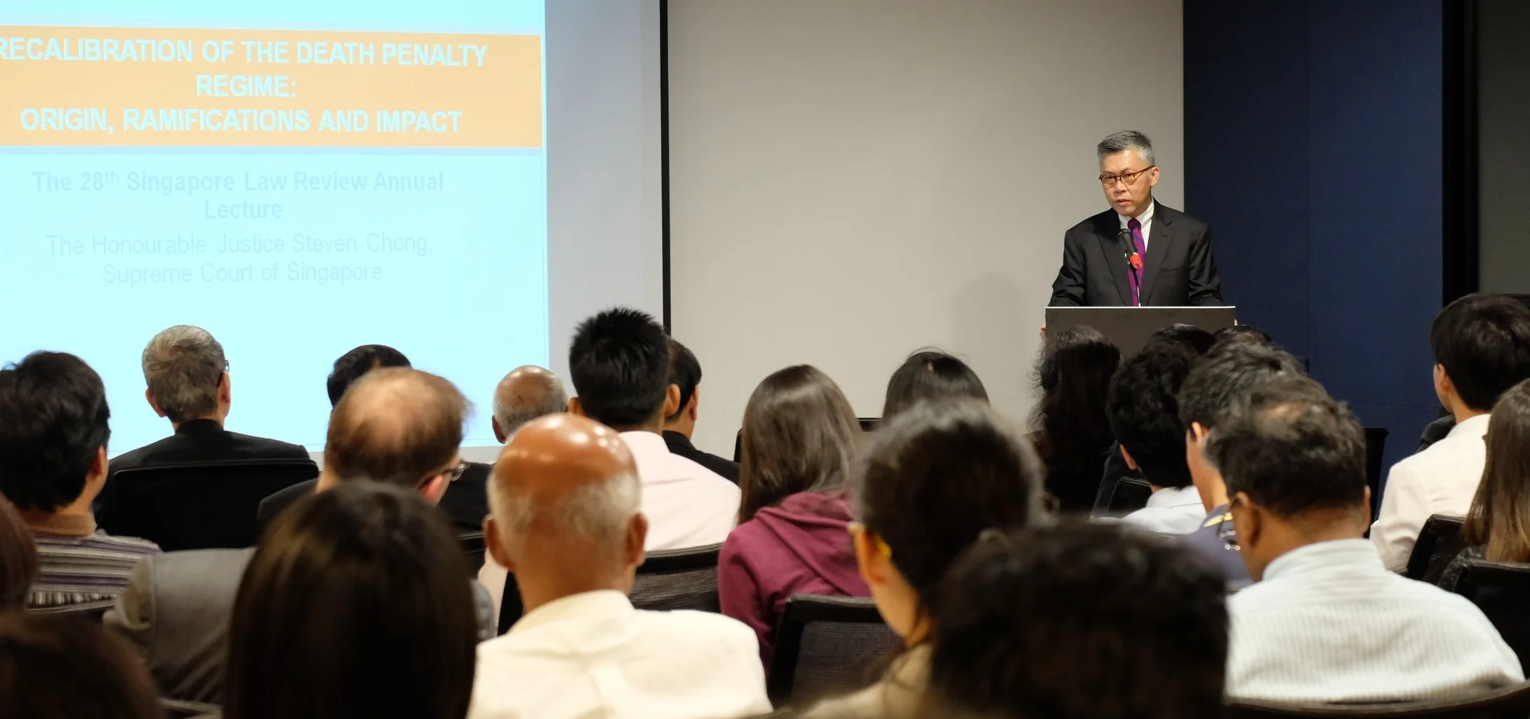 Justice Steven Chong delivers 28th Singapore Law Review Annual Lecture