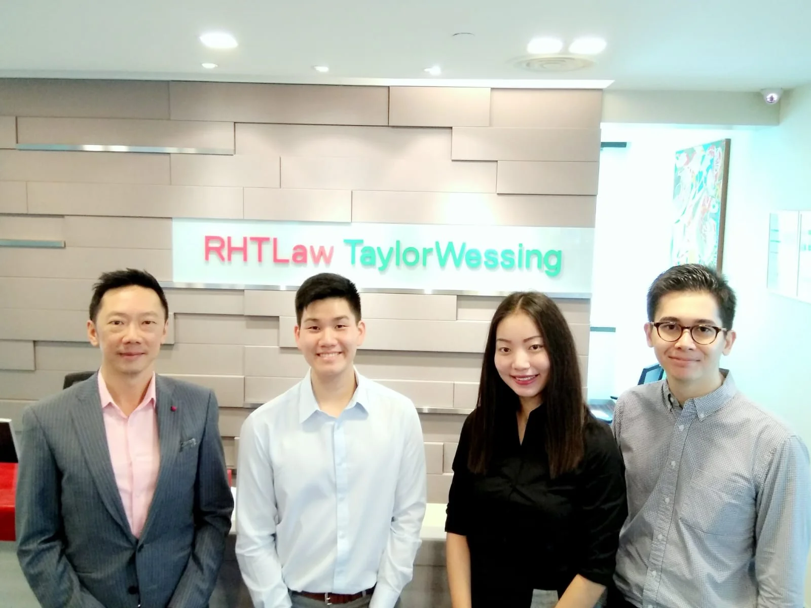 From left to right: Mr Szeto, Keith Wong (Journal Executive Editor), Choo Qian Ke (Journal Executive Editor), and Mr Siow.