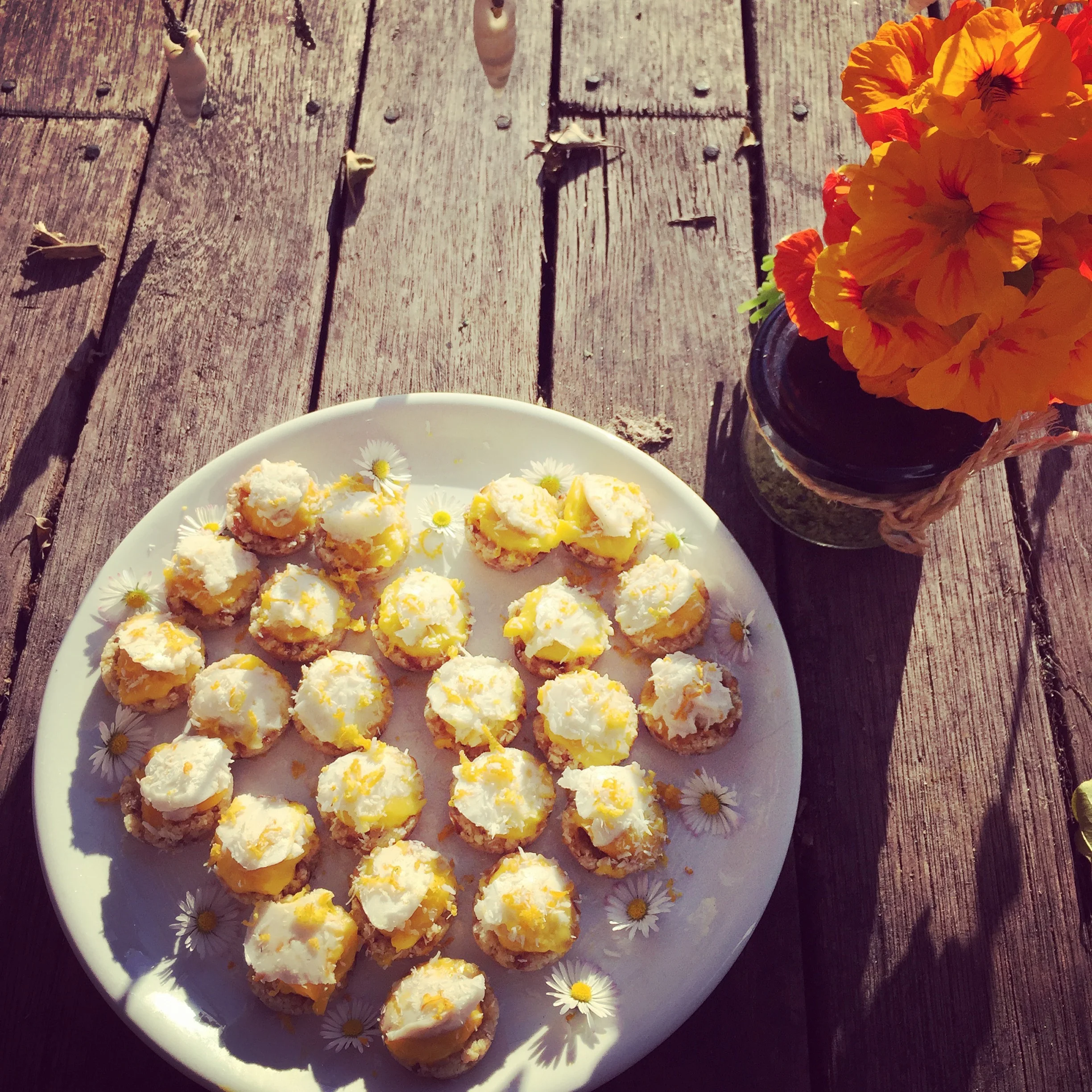 Mini Lime and Coconut Pies