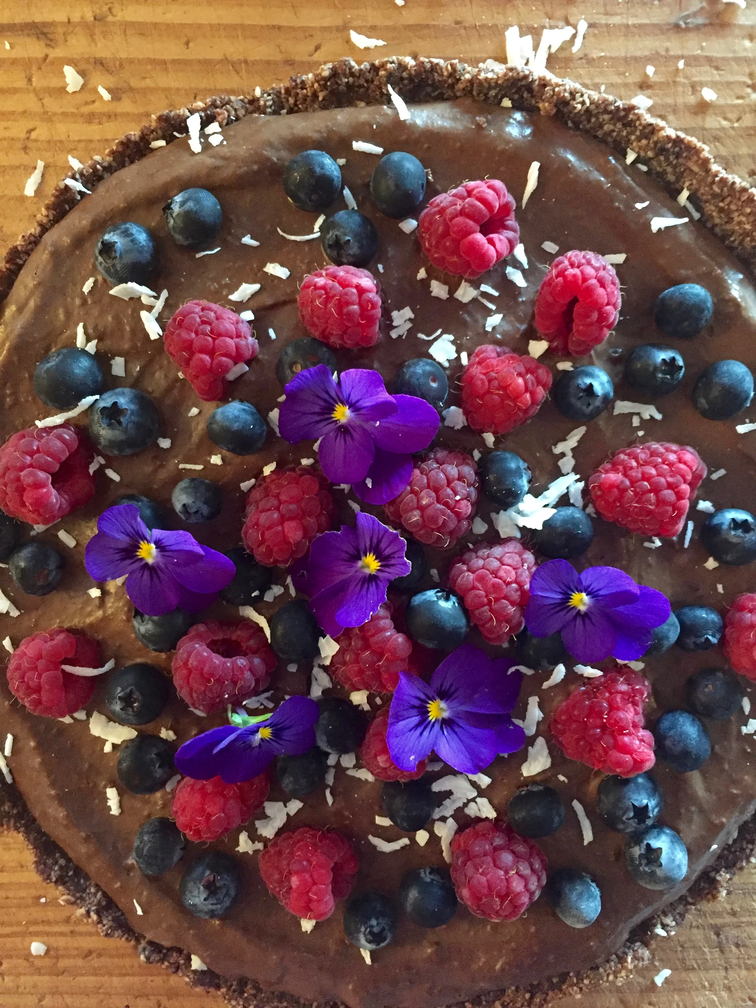 Christmas Eve Chai Spiced Chocolate Ganache Tart