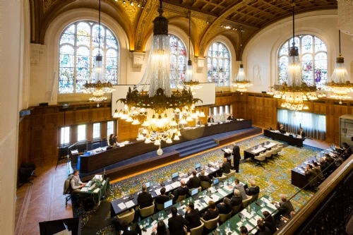 The Arbitral Tribunal in Philippines v. China, photo released by the Permanent Court of Arbitration