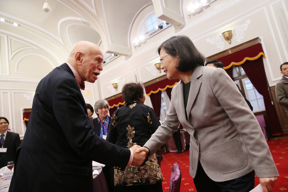 Photo credit: Taiwan's Presidential Office