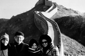 Ted Kennedy and his family visit China in December 1977