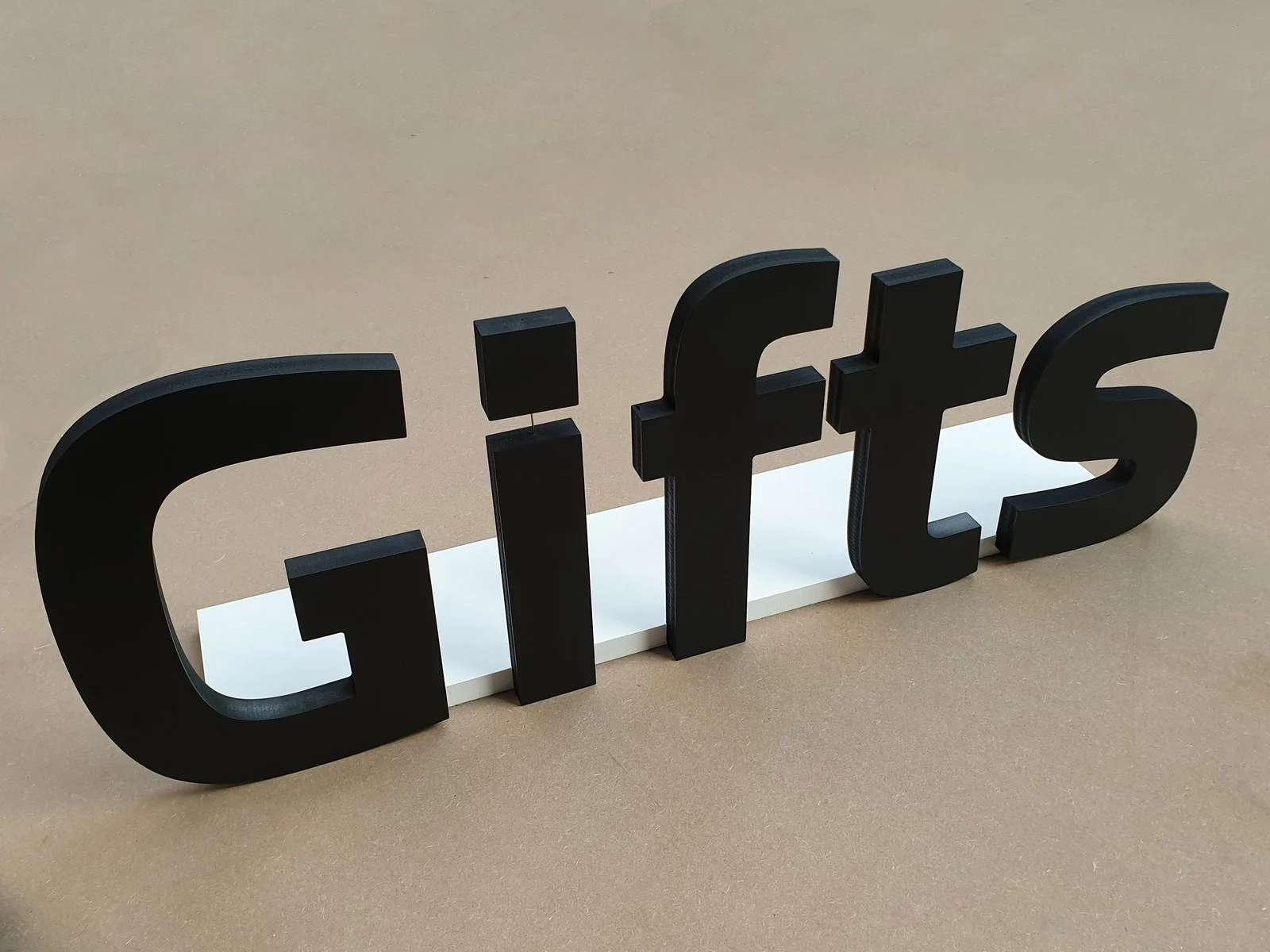  3d CNC routed gifts sign 