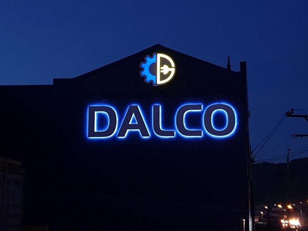  Illuminated Dalco exterior business sign 