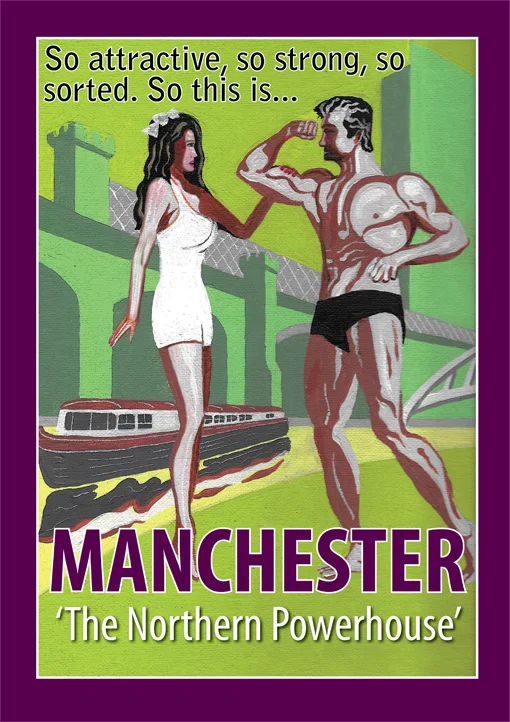 Manchester northern powerhouse poster