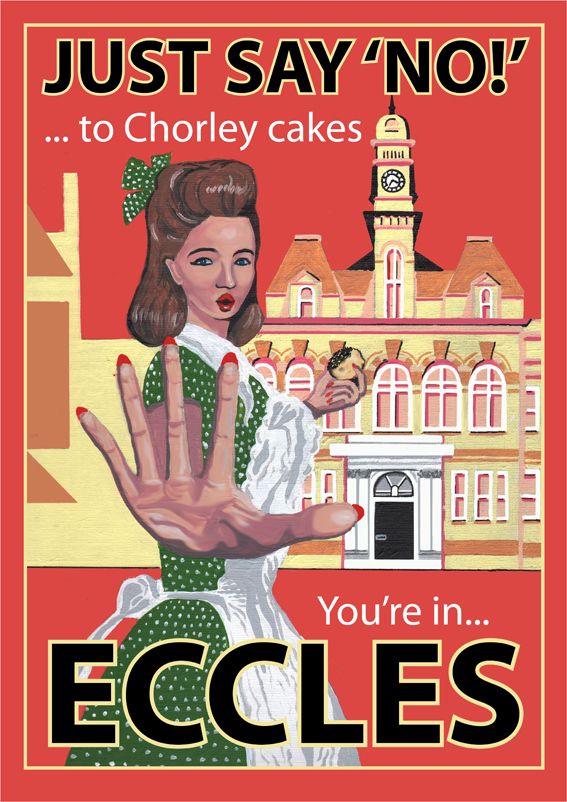 Eccles poster by Eric Jackson, Statement Artworks