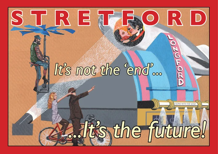 Stretford poster by Eric Jackson, Statement Artworks