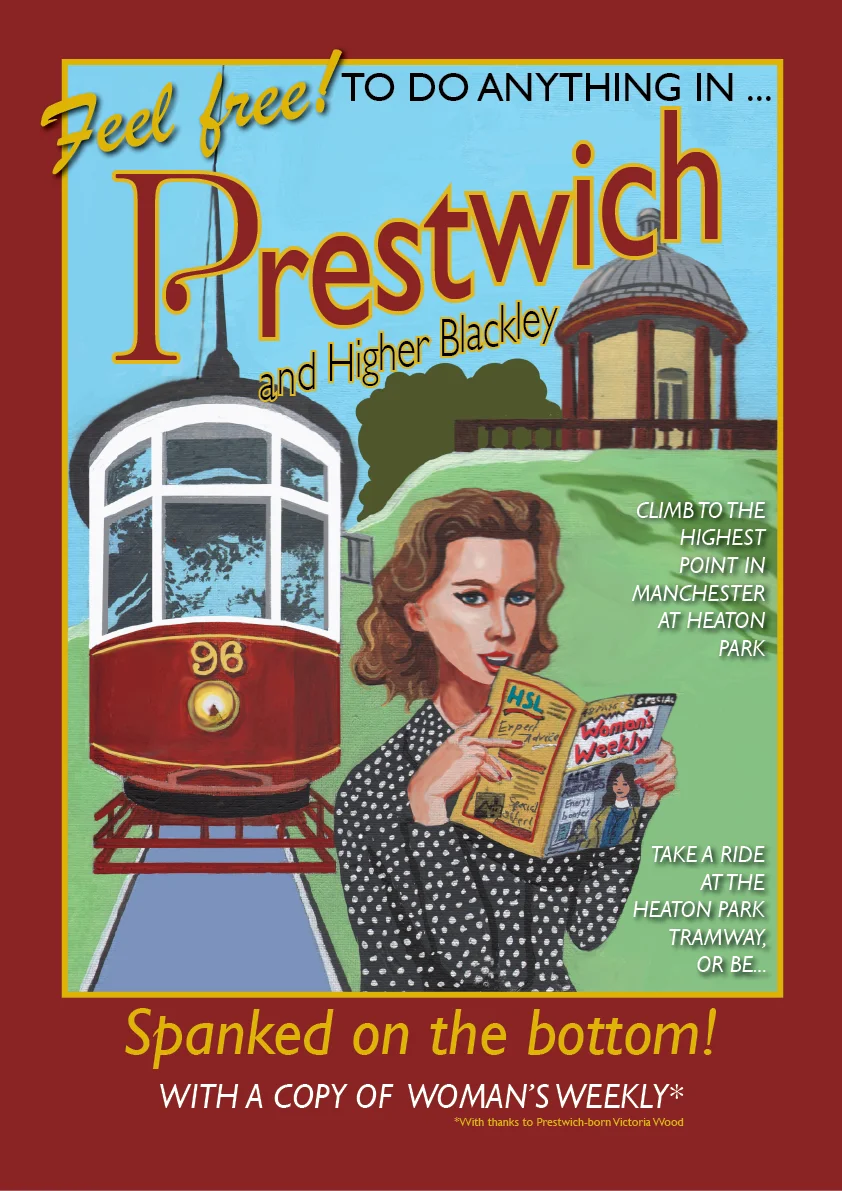 Prestwich poster by Eric Jackson, Statement Artworks