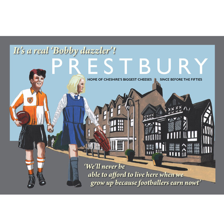 Prestbury poster by Eric Jackson, Statement Artworks