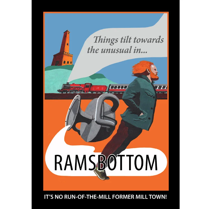 Ramsbottom poster, by Eric Jackson, Statement Artworks
