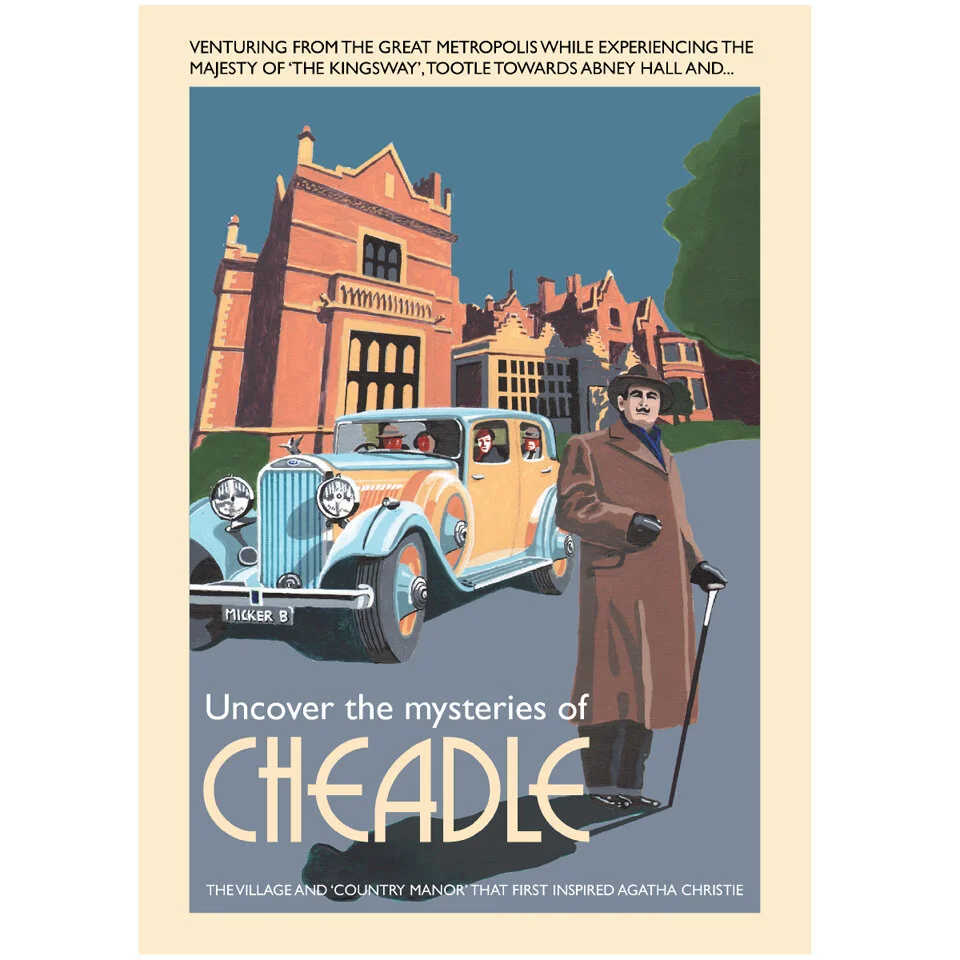 Cheadle poster by Eric Jackson, Statement Artworks
