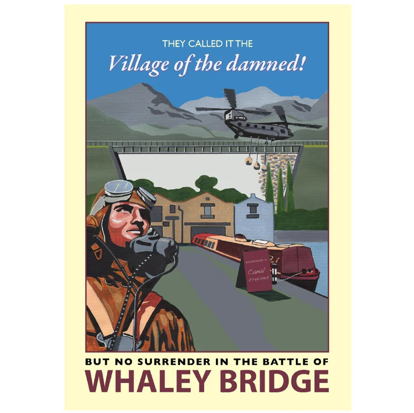 Whaley Bridge poster, by Eric Jackson, Statement Artworks